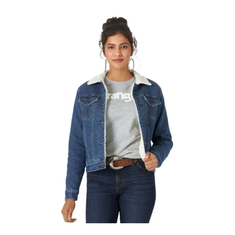 WRANGLER WOMENS DENIM TRUCKER JACKET made by Wrangler