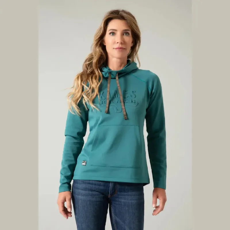 KIMES RANCH WOMENS SEDONA BOSSED HOODIE sold by Bridle Path Tack Shop