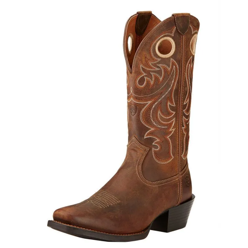 ARIAT MENS SPORT SQUARE TOE WESTERN BOOT sold by Bridle Path Tack Shop