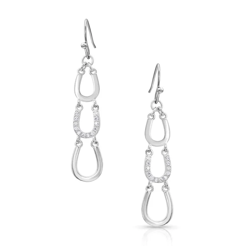 MONTANA SILVERSMITHS HORSESHOE EARRINGS sold by Bridle Path Tack Shop