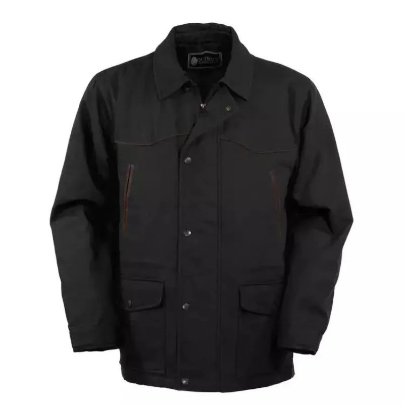 OUTBACK MENS CATTLEMAN JACKET - BLACK sold by Bridle Path Tack Shop