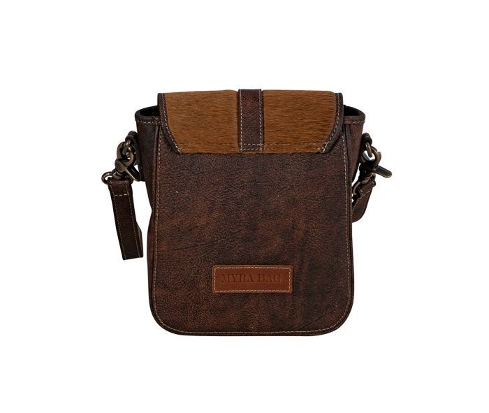 MYRA SANTA MESA LEATHER & HAIRON BAG IN LIGHT HAIR 0N HIDE sold by Bridle Path Tack Shop product image thumbnail 3