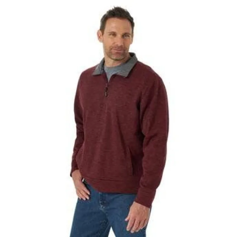 WRANGLER GEORGE STRAIGHT 1/4 ZIP KNIT PULLOVER made by Wrangler