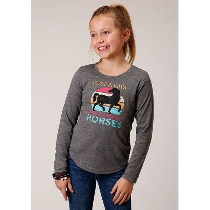 ROPER GIRLS LONGS SLEEVE JERSEY sold by Bridle Path Tack Shop
