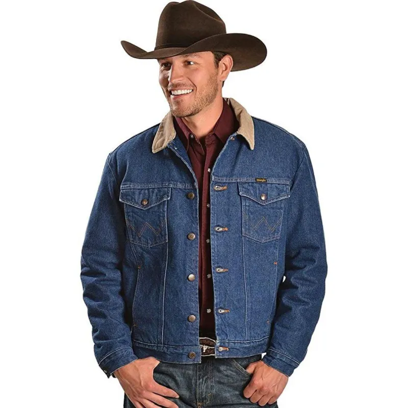 WRANGLER MENS BLANKET LINED DENIM JACKET sold by Bridle Path Tack Shop
