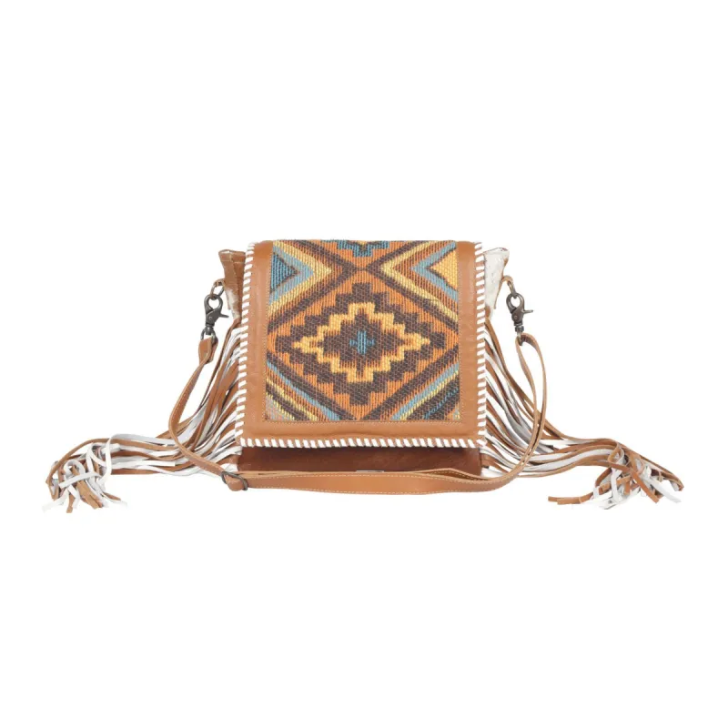 MYRA BOHO CHIC STYLE LEATHER & HAIR ON BAG sold by Bridle Path Tack Shop