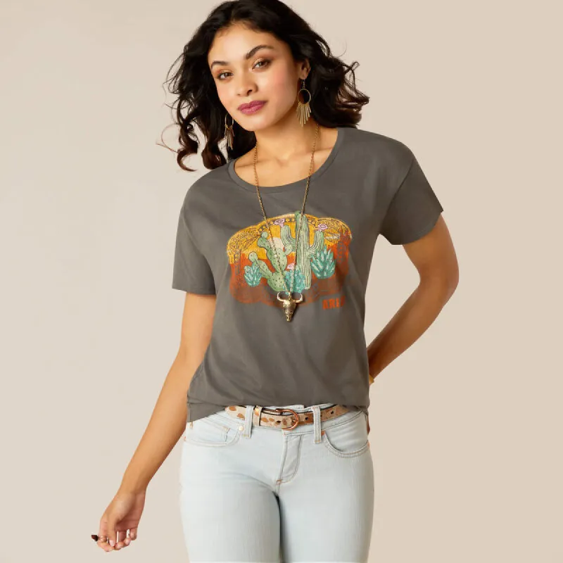 ARIAT WOMENS BUCKLE UP TEE SHIRT sold by Bridle Path Tack Shop