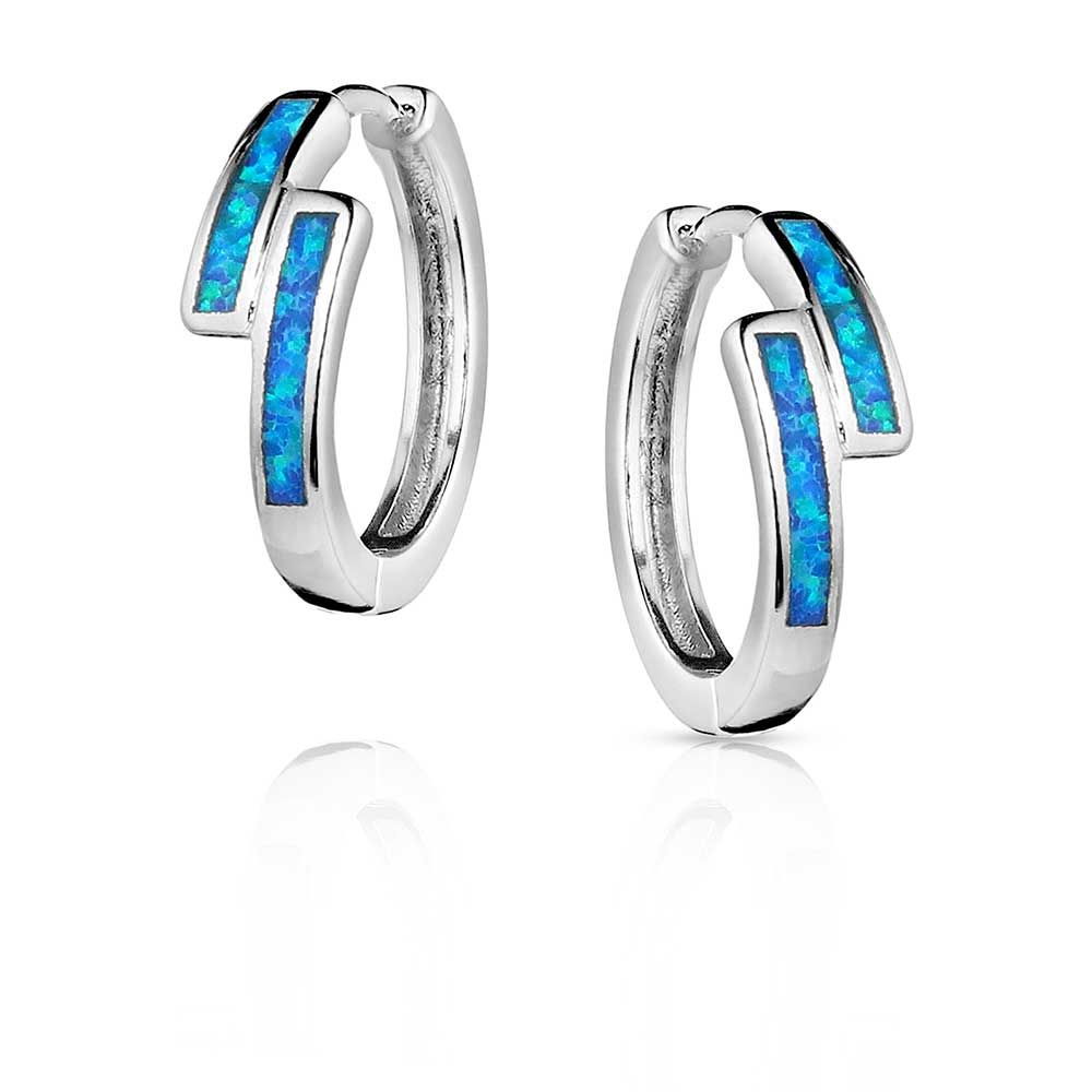 MONTANA SILVERSMITHS SUBLE ENCHANTMENT OPAL HOOP EARRINGS sold by Bridle Path Tack Shop
