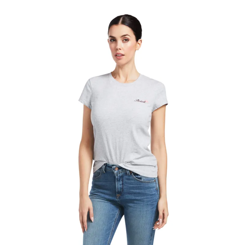 ARIAT WOMENS LOGO SCRIPT SHIRT sold by Bridle Path Tack Shop