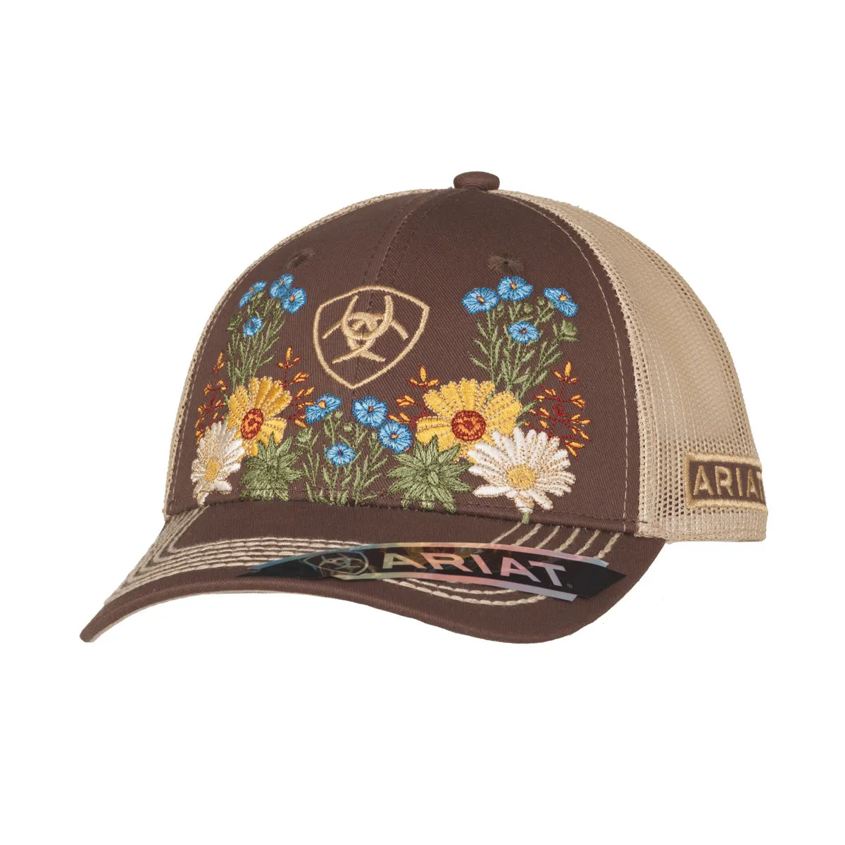 ARIAT WOMENS VINTAGE FLOWERS BALL CAP sold by Bridle Path Tack Shop