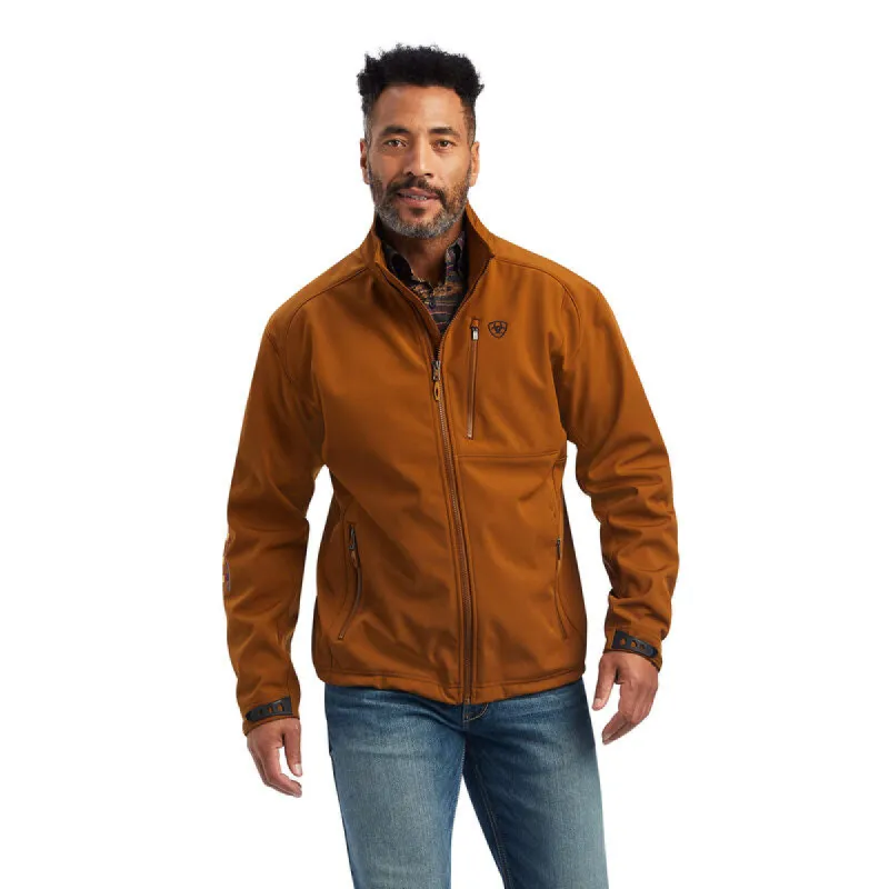 ARIAT MENS LOGO SOFTSHELL JACKET sold by Bridle Path Tack Shop