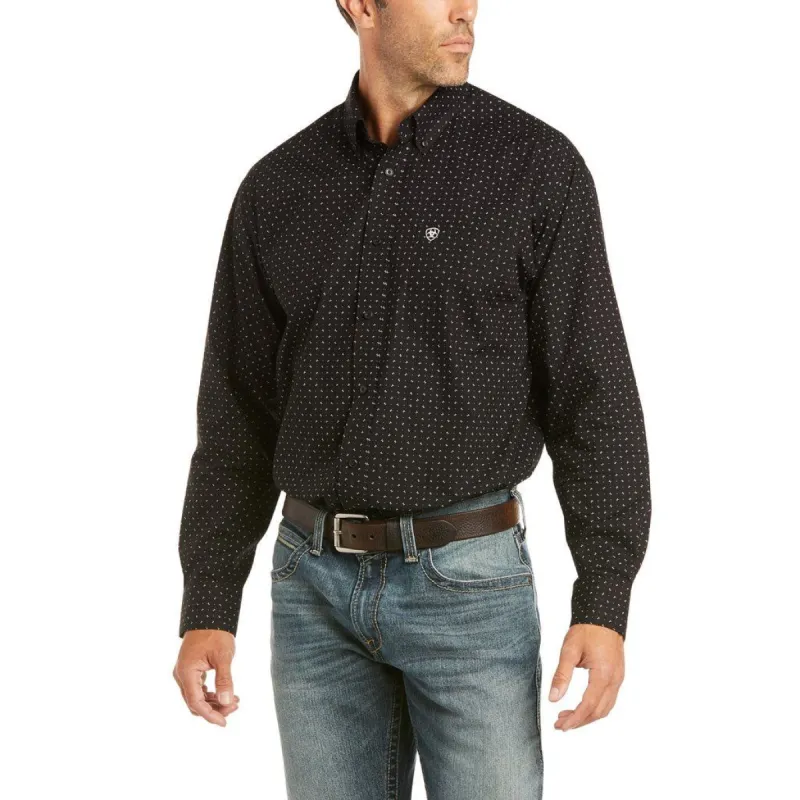 ARIAT MENS CARSON CLASSIC SHIRT BLACK sold by Bridle Path Tack Shop