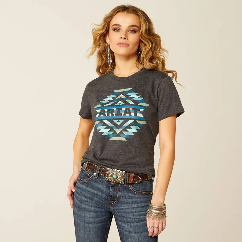 ARIAT WOMENS SOUTHWEST CLASSIC TEE sold by Bridle Path Tack Shop