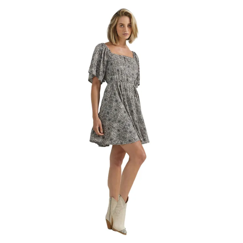 WRANGLER WOMENS RETRO AMERICAN DRESS - GREY sold by Bridle Path Tack Shop