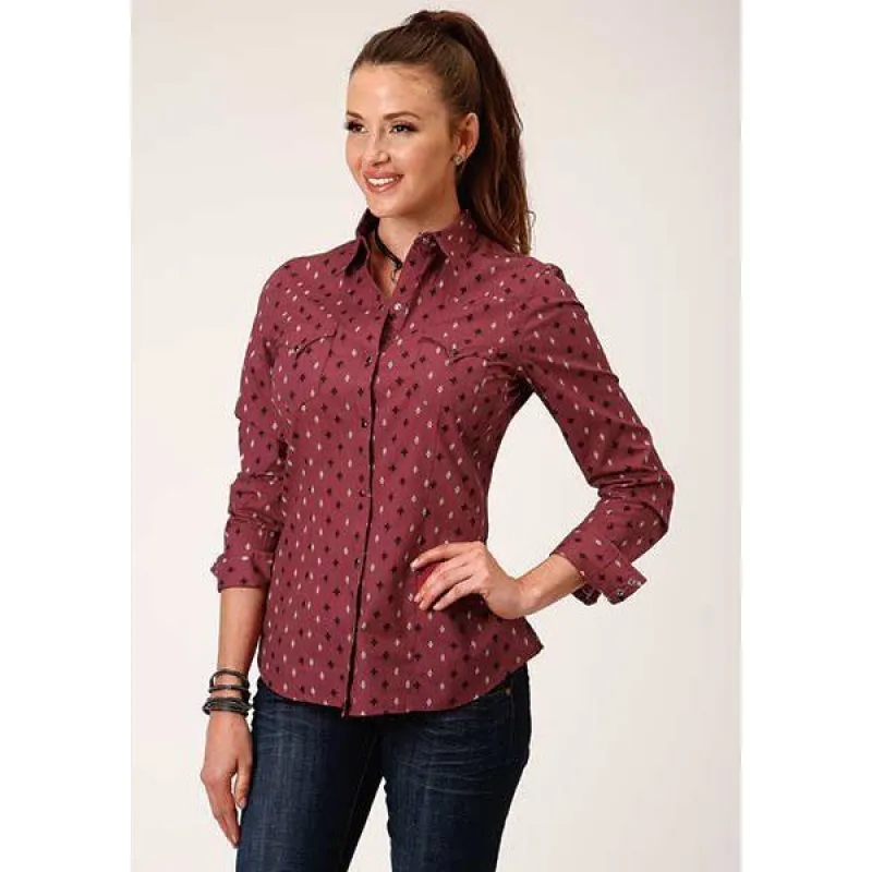 ROPER WOMENS MINI AZTEC SHIRT sold by Bridle Path Tack Shop