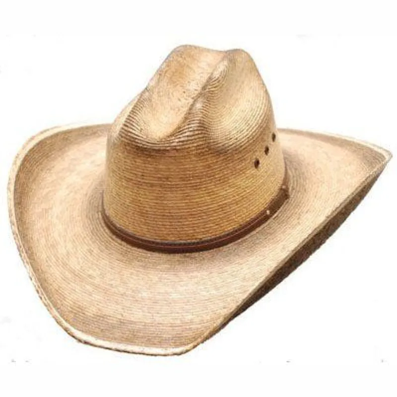 PALM STRAW WESTERN CATTLEMAN COWBOY HAT sold by Bridle Path Tack Shop