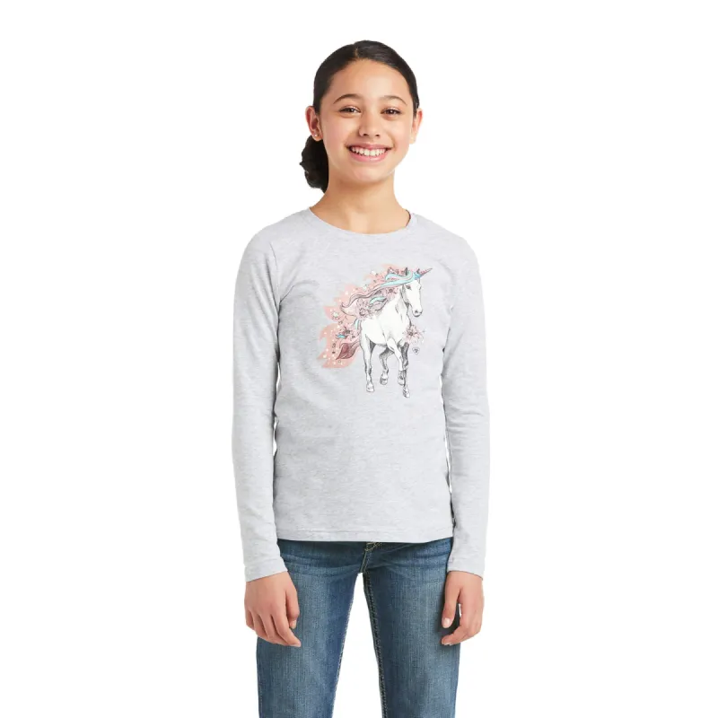 ARIAT YOUTH MY UNICORN LONG SLEEVE TEE sold by Bridle Path Tack Shop