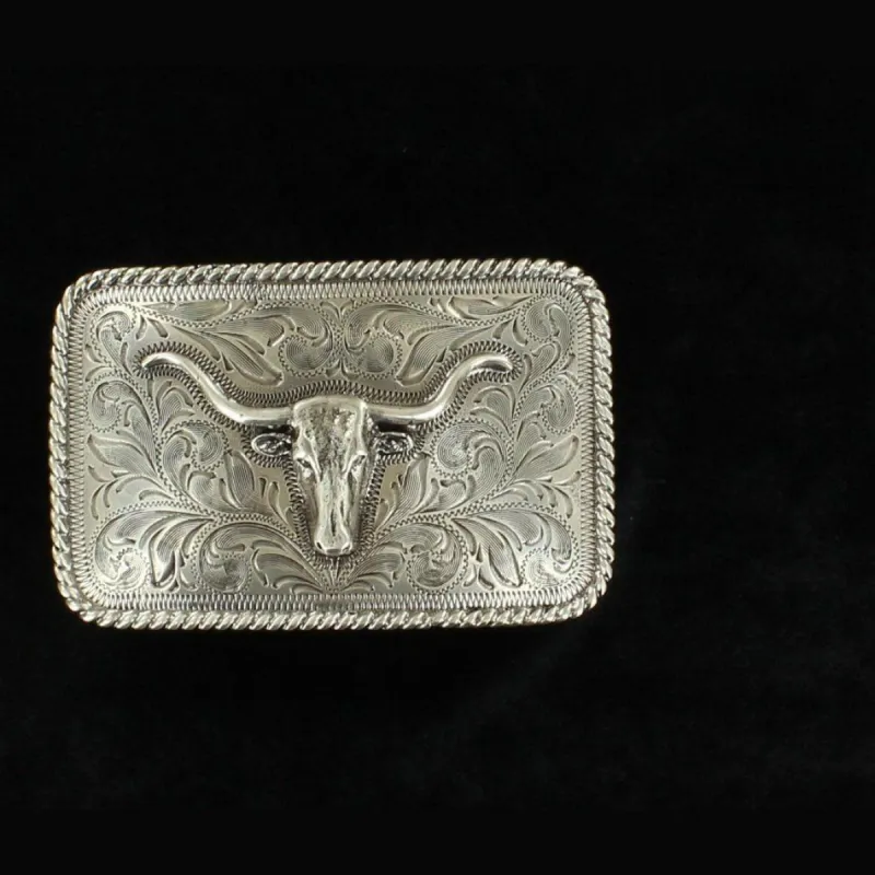 RECTANGLE BUCKLE SMALL LONGHORN sold by Bridle Path Tack Shop