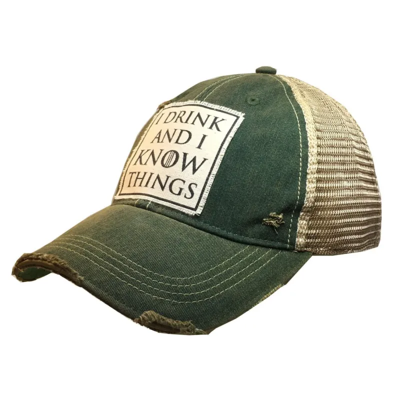 Ball Cap I Drink and I Know Things sold by Bridle Path Tack Shop