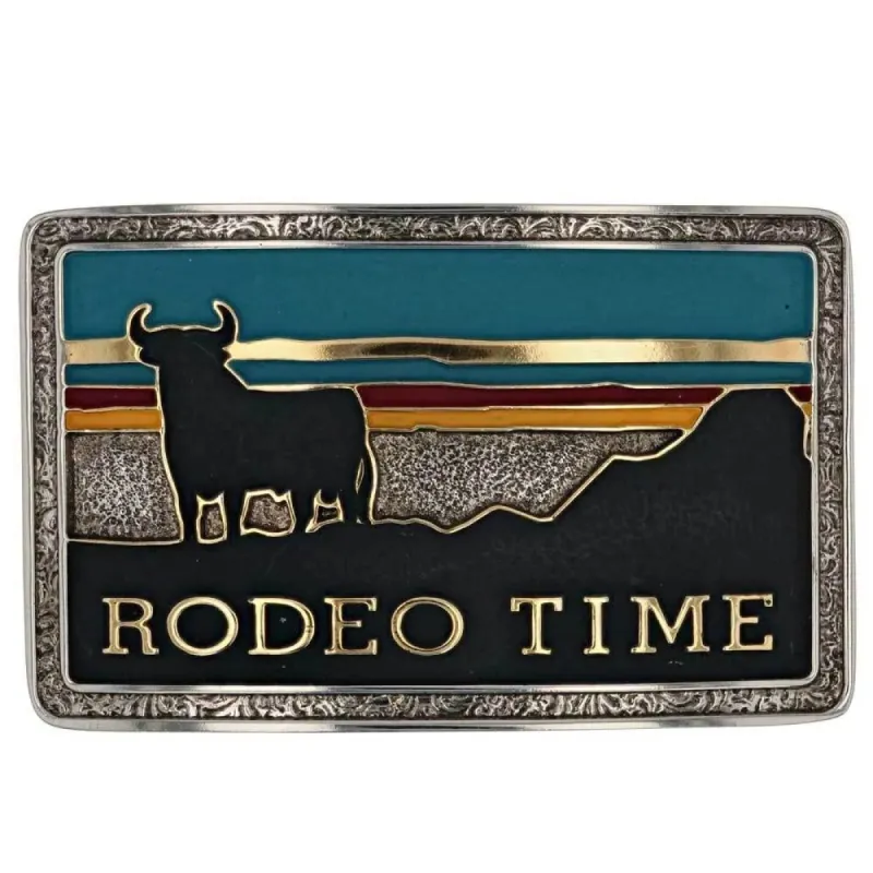 MONTANA ATTITUDE BUCKLE - RODEO TIME SOUTHWESTERN sold by Bridle Path Tack Shop