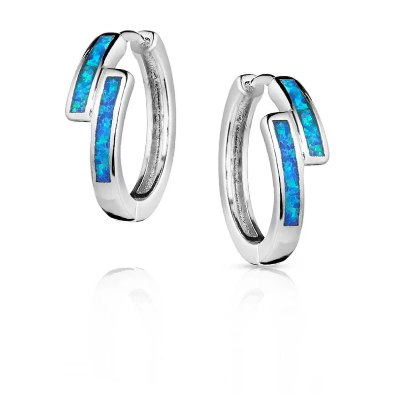 MONTANA SILVERSMITHS SUBLE ENCHANTMENT OPAL HOOP EARRINGS sold by Bridle Path Tack Shop