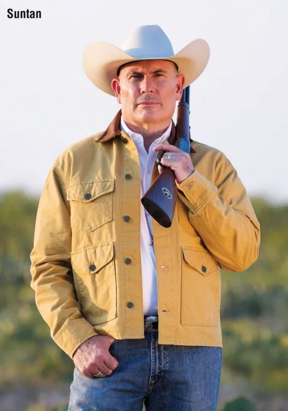 TEXAS RANGER BUSH JACKET - CANVAS SUNTAN sold by Bridle Path Tack Shop