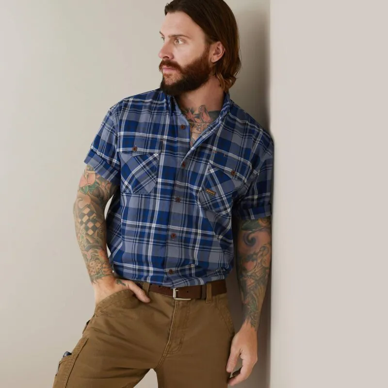 ARIAT MENS DURASTRETCH SHORT SLEEVE WORK SHIRT sold by Bridle Path Tack Shop