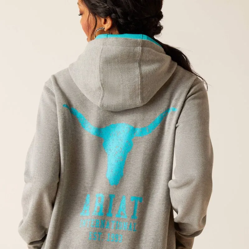 ARIAT WOMENS EQUIPMENT HOODIE sold by Bridle Path Tack Shop