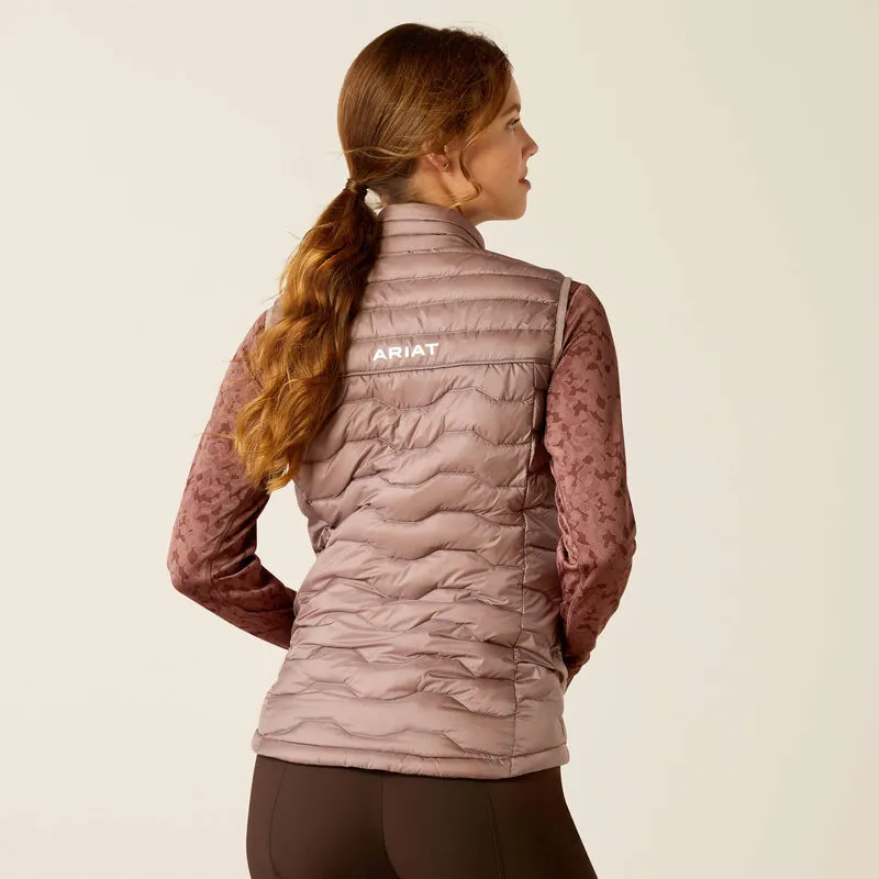 ARIAT WOMENS IDEAL DOWN VEST - PURPLE DOVE sold by Bridle Path Tack Shop product image thumbnail 2
