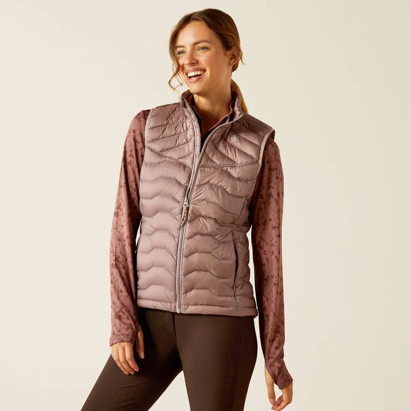 ARIAT WOMENS IDEAL DOWN VEST - PURPLE DOVE sold by Bridle Path Tack Shop product image thumbnail 3