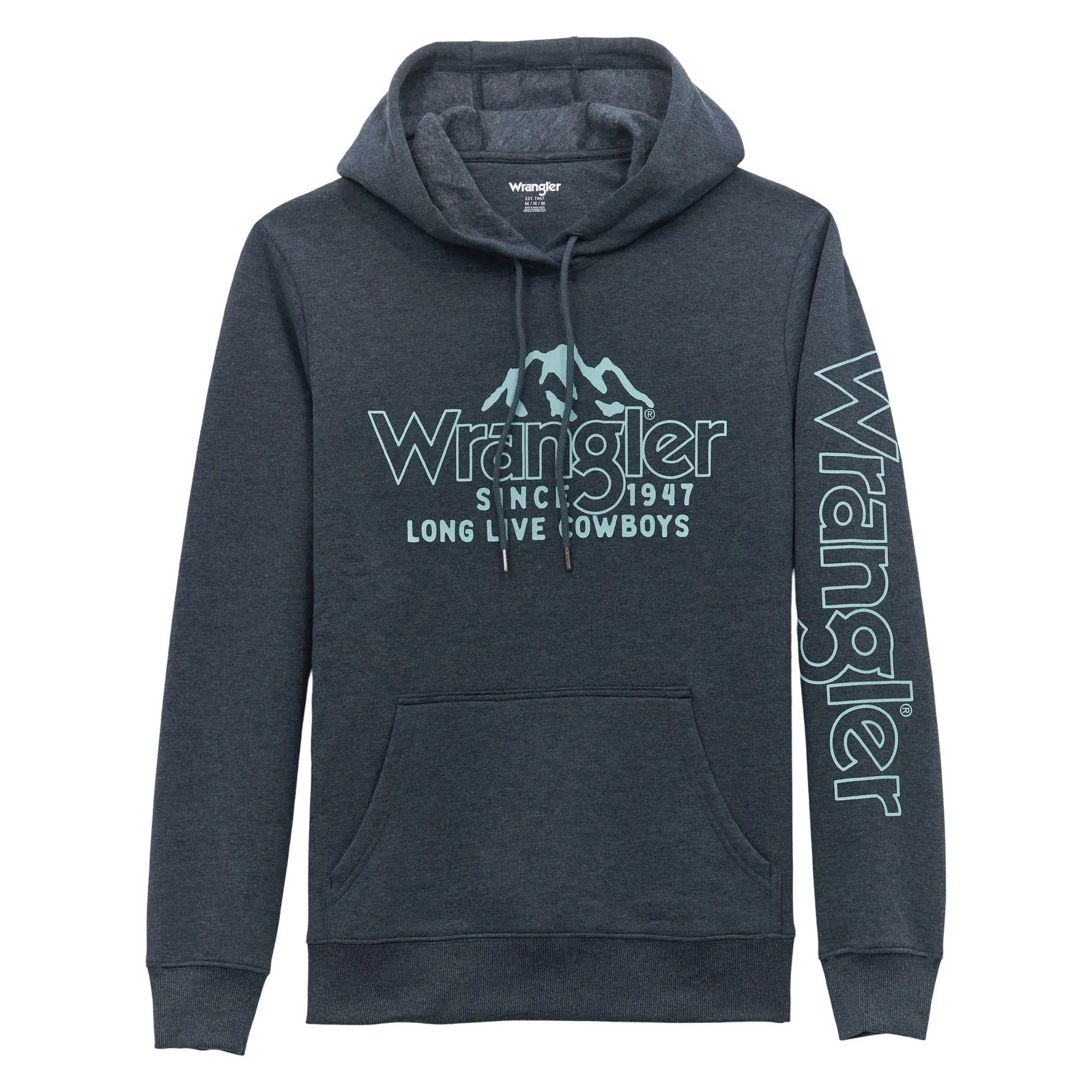 WRANGLER MENS WESTERN HOODIE - DARK SAPPHIRE sold by Bridle Path Tack Shop