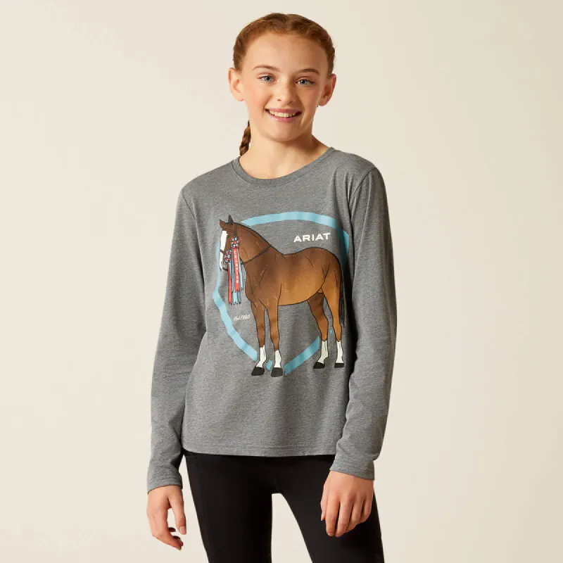 ARIAT GIRLS CHAMPION PONY TEE sold by Bridle Path Tack Shop