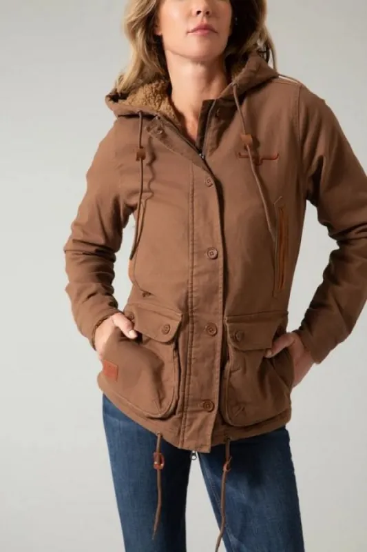 KIMES RANCH WOMENS AWA JACKET - BROWN sold by Bridle Path Tack Shop