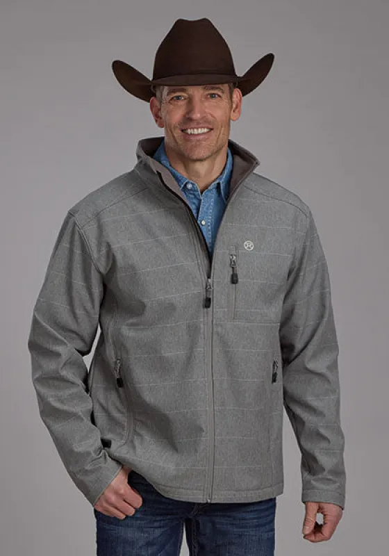 ROPER MENS HI TECH FLEECE JACKET - TAUPE sold by Bridle Path Tack Shop