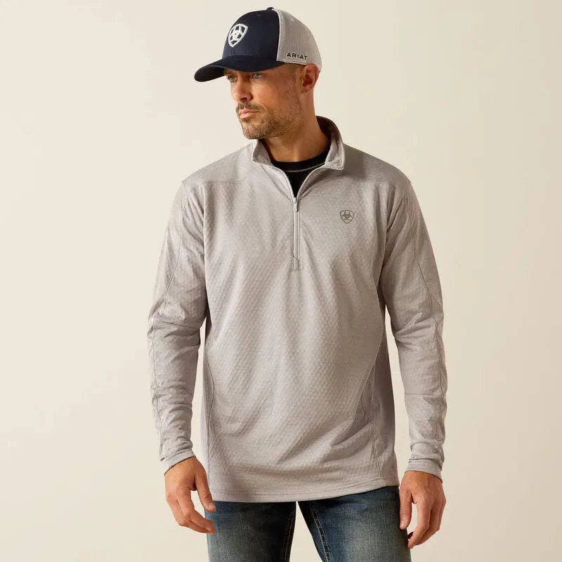 ARIAT MENS HEX FLEECE 1/2 ZIP BASELAYER sold by Bridle Path Tack Shop
