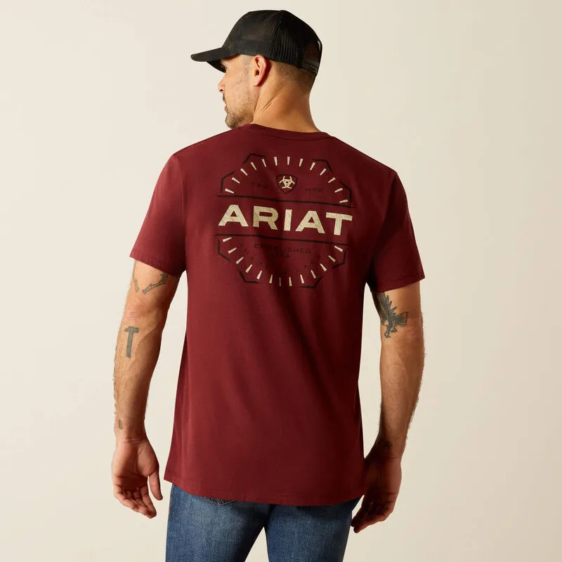 ARIAT MENS EXPLORER CLASSIC TEE sold by Bridle Path Tack Shop