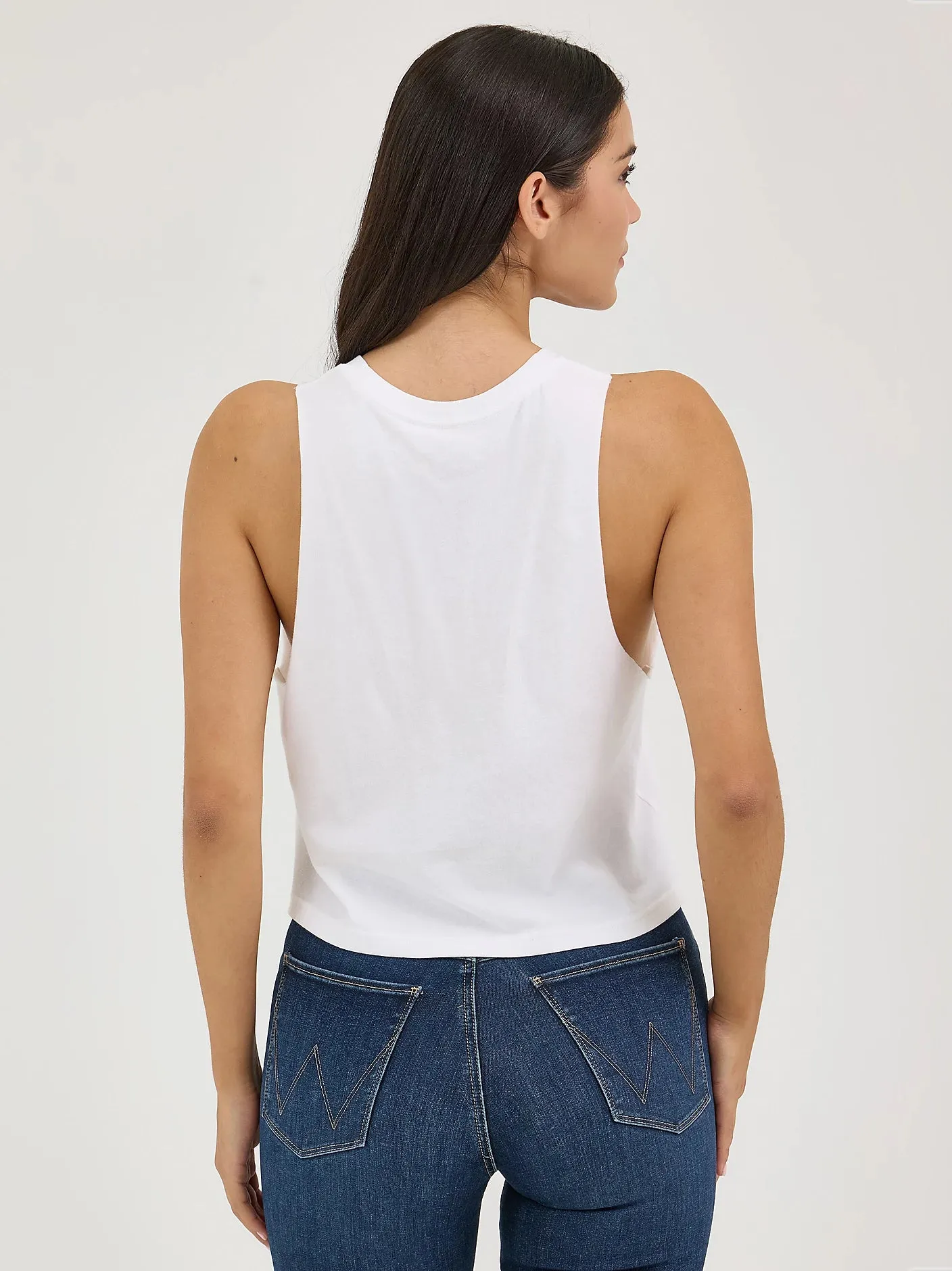 WRANGLER WOMENS FESTIVAL GRAPHIC TANK - LLC WHITE sold by Bridle Path Tack Shop product image thumbnail 2