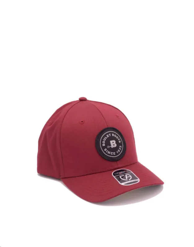 BOULET FULL FABRIC CAP -  CARDINAL - ONE SIZE sold by Bridle Path Tack Shop