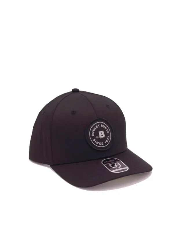 BOULET FULL FABRIC CAP -  BLACK  - ONE SIZE sold by Bridle Path Tack Shop