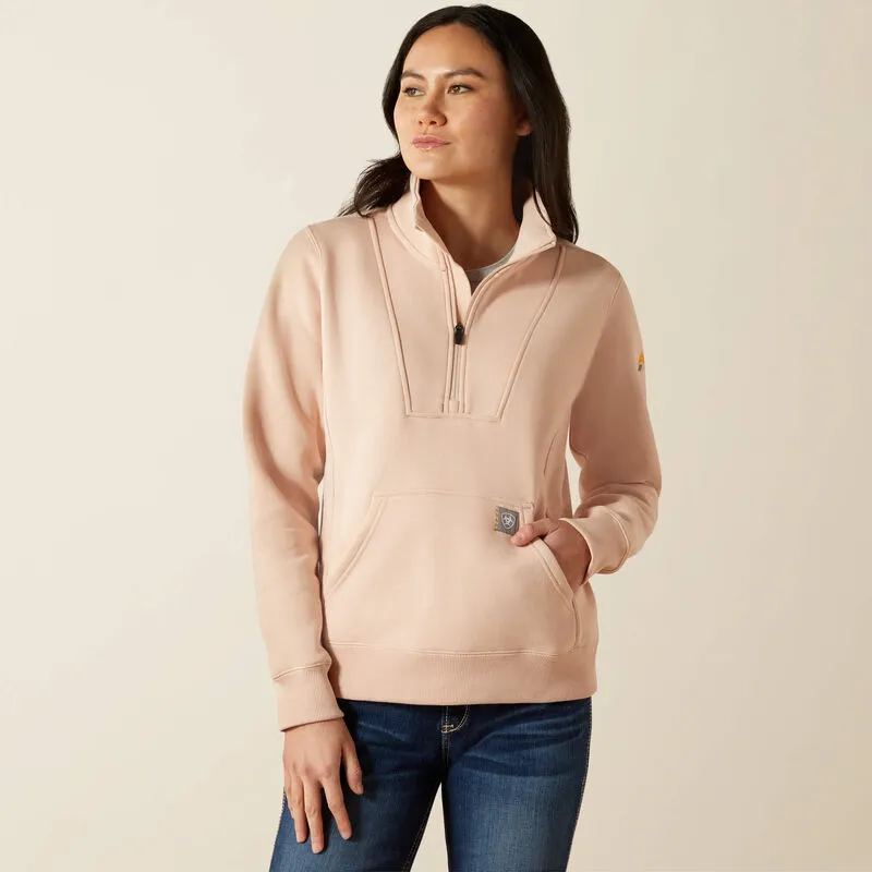 ARIAT WOMENS REBAR TRAVERSE FUNNEL NECK SWEATSHIRT sold by Bridle Path Tack Shop
