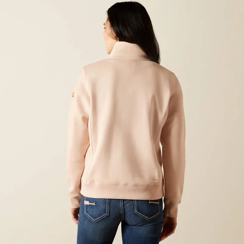 ARIAT WOMENS REBAR TRAVERSE FUNNEL NECK SWEATSHIRT sold by Bridle Path Tack Shop product image thumbnail 2