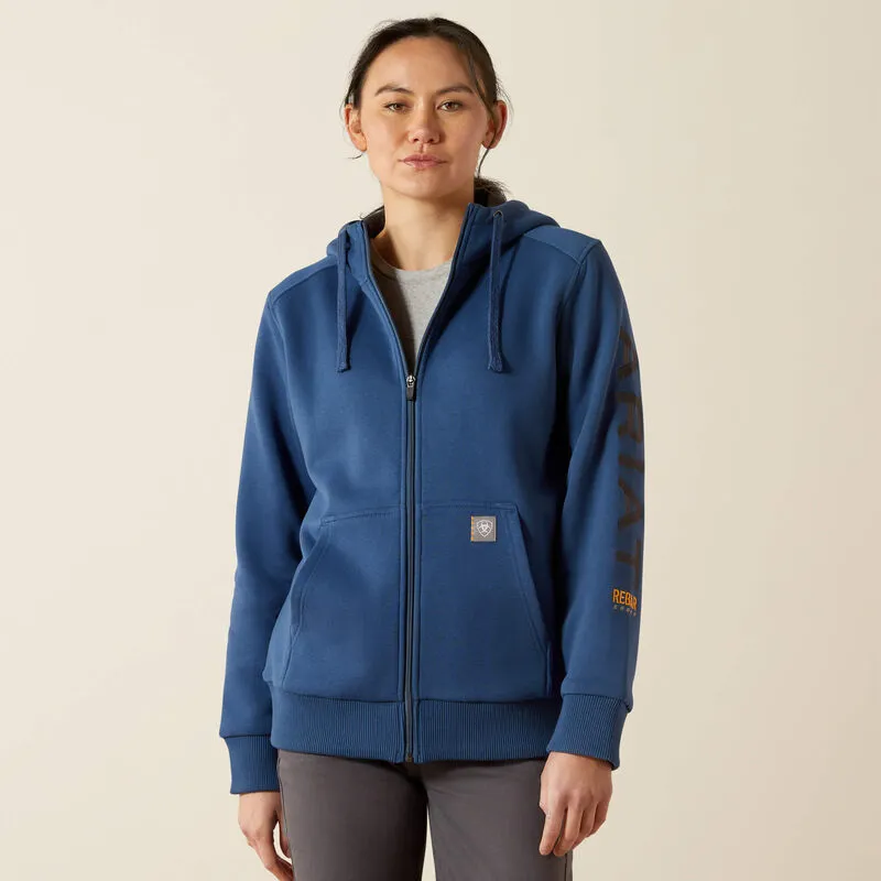 ARIAT WOMENS REBAR ALL WEATHER FULL ZIP HOODIE - ENSIGN sold by Bridle Path Tack Shop