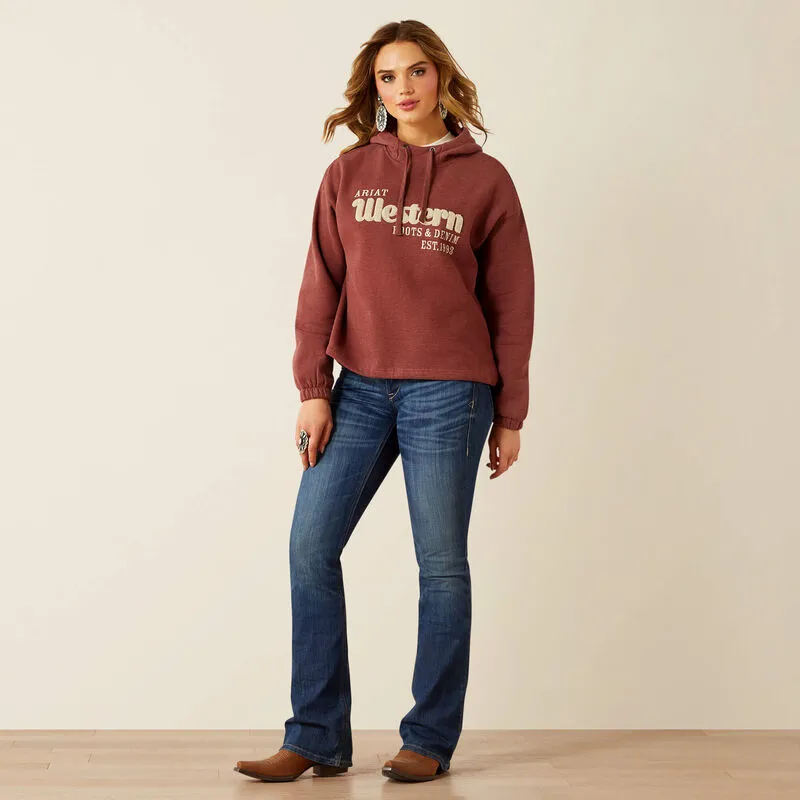 ARIAT WOMENS ESSENTIAL HOODIE sold by Bridle Path Tack Shop product image thumbnail 2