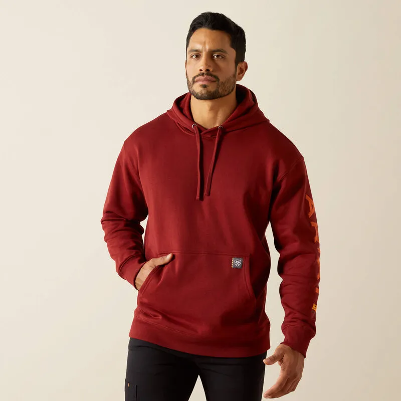 ARIAT MENS REBAR GRAPHIC HOODIE - RUSSET BROWN sold by Bridle Path Tack Shop