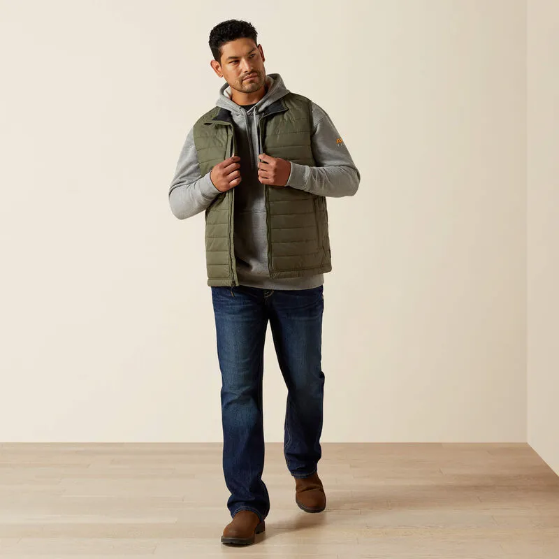 ARIAT MENS REBAR CORDURA RIPSTOP LIGHTWEIGHTED INSULATED VEST - BEETLE sold by Bridle Path Tack Shop