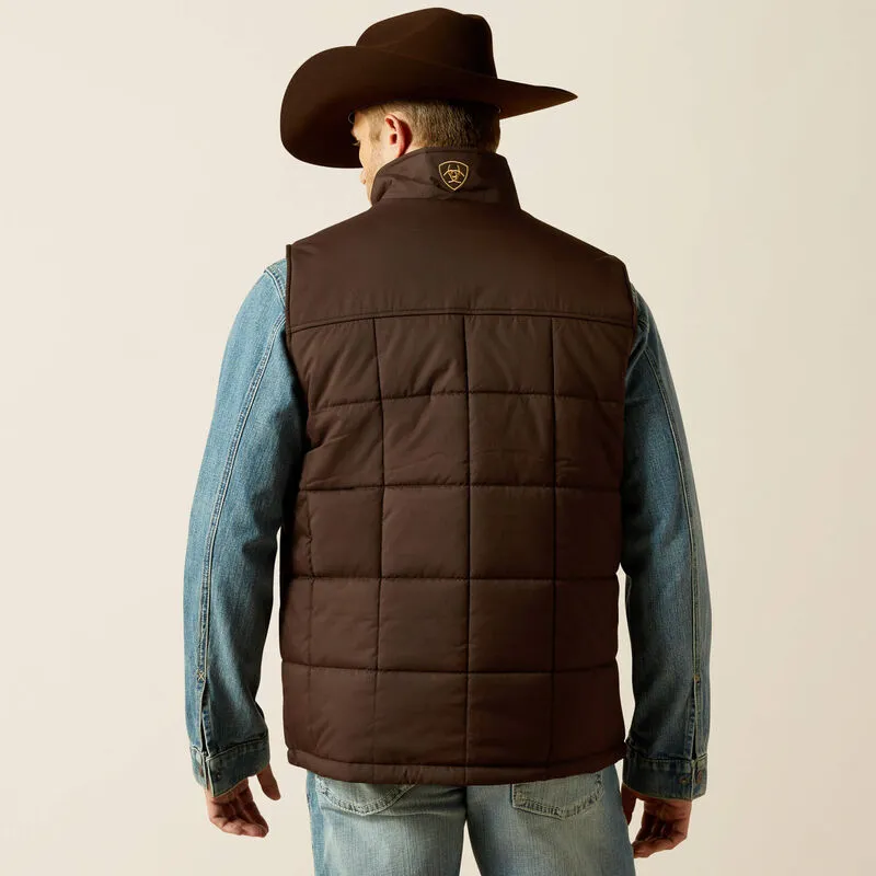 ARIAT MENS CRIUS INSULATED VEST - BROWN sold by Bridle Path Tack Shop product image thumbnail 2
