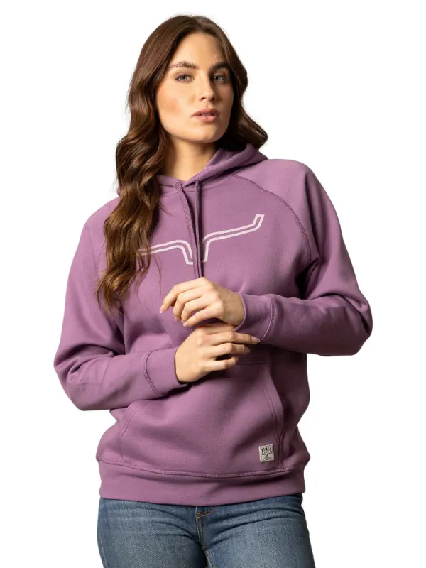 KIMES RANCH WOMENS OUTLIER HOODIE- LILAC sold by Bridle Path Tack Shop