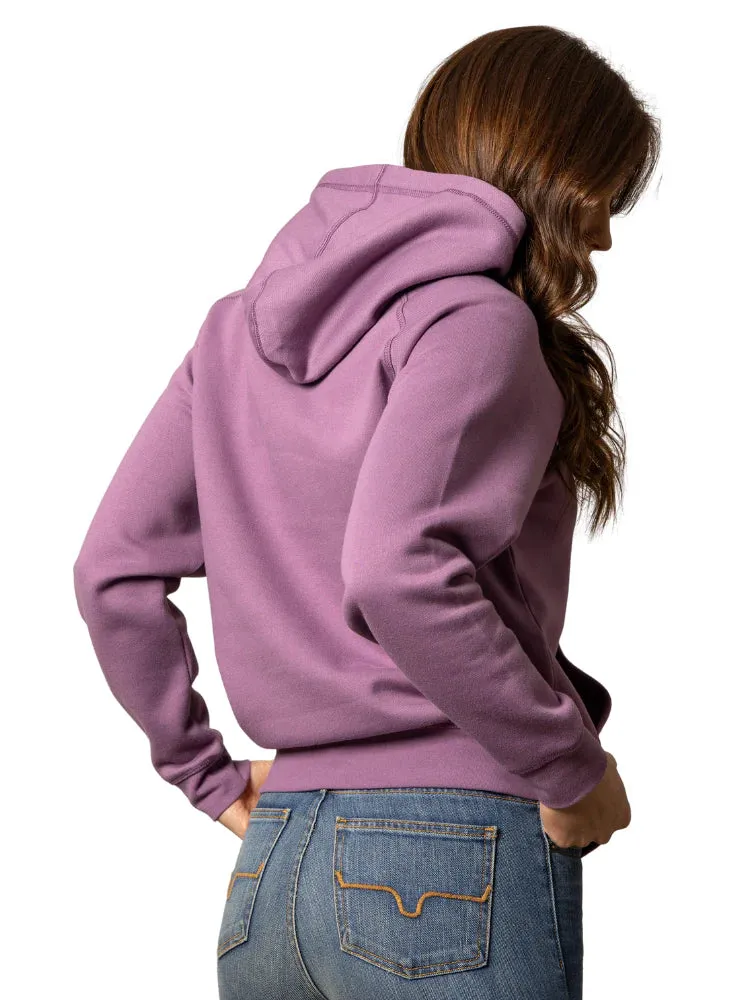 KIMES RANCH WOMENS OUTLIER HOODIE- LILAC sold by Bridle Path Tack Shop product image thumbnail 2
