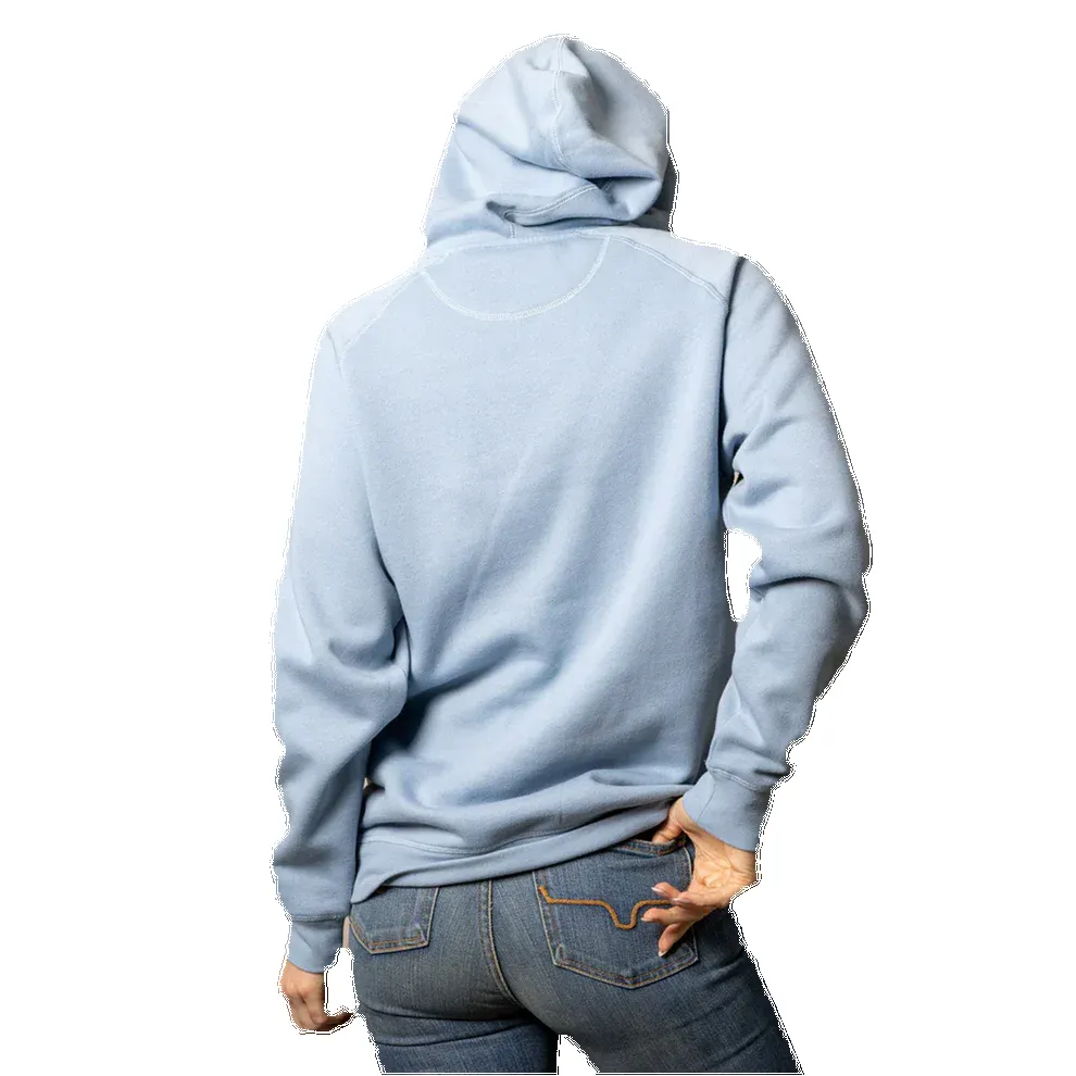 KIMES RANCH WOMENS OUTLIER HOODIE - CARBON BLUE sold by Bridle Path Tack Shop product image thumbnail 2