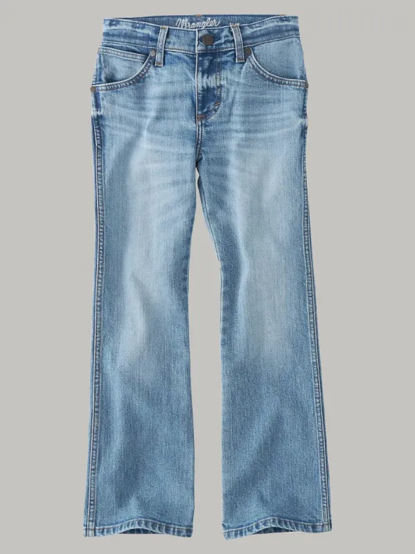 WRANGLER BOYS RETRO SLIM BOOT JEAN - WOODMERE sold by Bridle Path Tack Shop